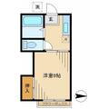 日野市 百草（聖蹟桜ヶ丘駅） 2階 １Kの間取り図