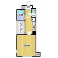 サンライズ市ヶ谷 4階 １Kの間取り図