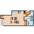 Ｇｒａｎｄｔｉｃ　Ｃａｓｔｌｅ（キャッスル） 1階 ワンルームの間取り図