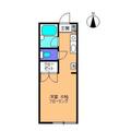 エステル堀之内 １０２ １Kの間取り図