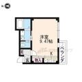 京都市下京区 御幸町通高辻下る桝屋町（京都河原町駅） 3階 ワンルームの間取り図