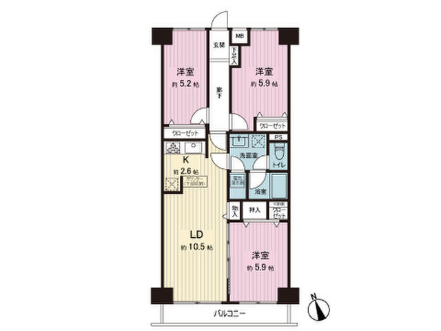 ローズハイツ東和多摩川 10階 ３ｌｄｋ 川崎市川崎区の中古マンション アットホーム マンション購入の情報