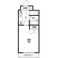 カテリーナ市ヶ谷 105 １Kの間取り図