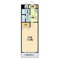 ＰＡ水前寺 ４０３ １Kの間取り図