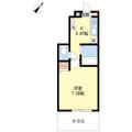 サンクレスト－Ｒ ０１１０ １Kの間取り図