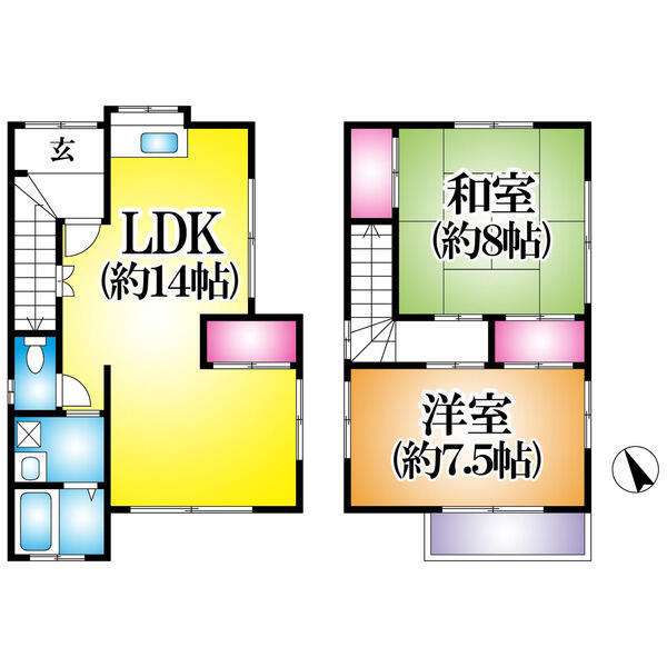 アットホーム 輿石貸家 ２ｌｄｋ 提供元 ピタットハウス吉川店 株 アクシア 越谷市の賃貸一戸建て