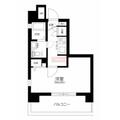 ステージグランデ三軒茶屋アジールコート ２０１ １Kの間取り図