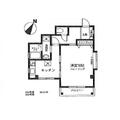 メゾンテーナ根津 ２０３ １Kの間取り図