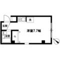 コート・アイビー １０２ ワンルームの間取り図