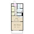 ロイヤルパーク多摩川 ２２５ １DKの間取り図