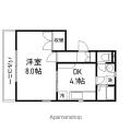 キャッスル花園 ３０１ １Kの間取り図