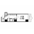 サンシティ烏丸 4階 １Kの間取り図