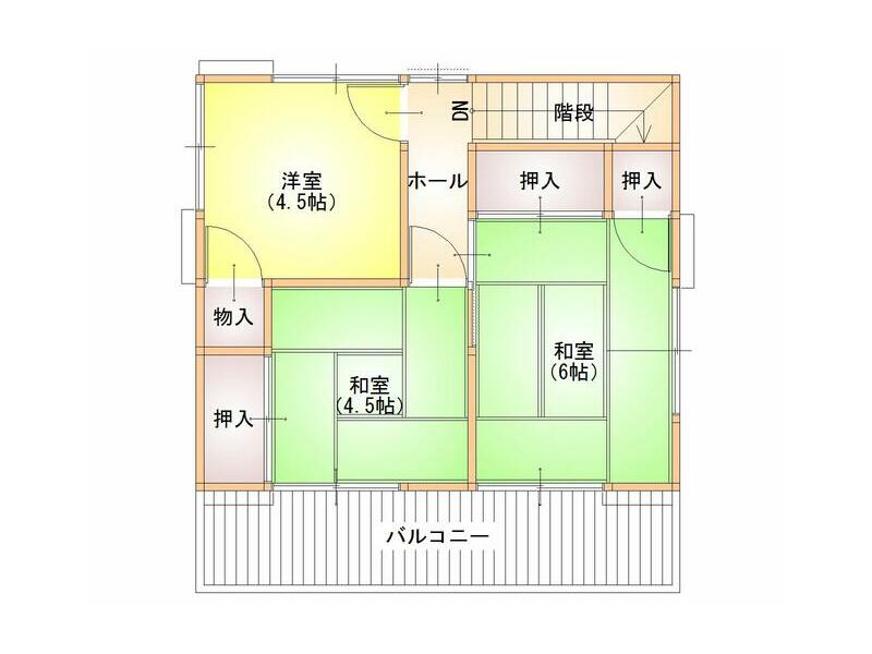 Izumi-cho, Kanuma-shi, Kanuma (Kita-Kanuma Sta.) 2F 6DK

2,000,000 yen