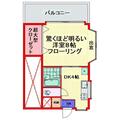 北区 滝野川５丁目（西ヶ原四丁目駅） 3階 １DKの間取り図