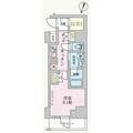 ＡＲＫＭＡＲＫ方南町Ｓｔａ． ６０１ １Kの間取り図