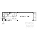 京都市中京区 三条通西洞院西入塩屋町（烏丸御池駅） 5階 １Kの間取り図