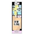 渋谷区 本町１丁目（幡ヶ谷駅） 4階 １Kの間取り図