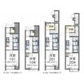 クレイノクラウディア駒込 １０４ １Kの間取り図