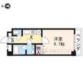 京都市上京区 葭屋町通上長者町下る菊屋町（今出川駅） 1階 １Kの間取り図