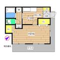 矢口ハイツ 102 １DKの間取り図