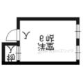 京都市右京区 山ノ内宮脇町（山ノ内駅） 3階 ワンルームの間取り図