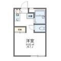 川崎市多摩区 宿河原４丁目（宿河原駅） 2階 ワンルームの間取り図