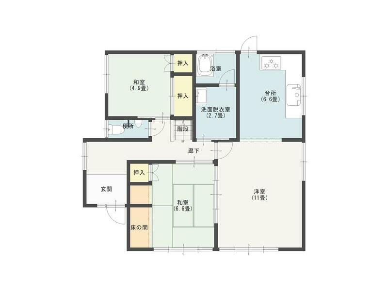 Fukuyama City, Shinichi Town, Oaza Miyauchi, 2-story, 5LDK