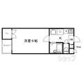 京都市右京区 花園馬代町（円町駅） 1階 １Kの間取り図