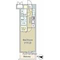 ＡＬＩＶＩＯ西麻布 ２０４ １Kの間取り図