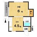 マイプラザサクセス 201 １DKの間取り図