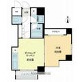 ベルファース市ヶ谷 １１０１ １DKの間取り図