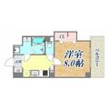 アーバネックス六甲道 3階 １Kの間取り図