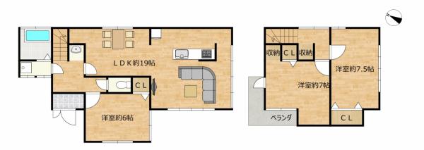アットホーム】鹿児島市 紫原7丁目 （郡元駅 ） 2階建 3LDK