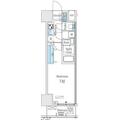 レジディア大手町北 ７０２ １Kの間取り図