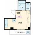 草間ビル 3階 ワンルームの間取り図