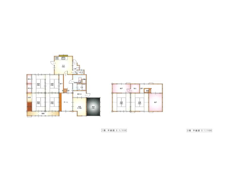 Ogaki City, Kamishizu Town, Kamitara (Yōrō Station), 2-story, 7SDK