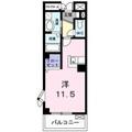グリーンヒルズ大澤Ｂ ３１２ ワンルームの間取り図