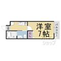 京都市下京区 上長福寺町（大宮駅） 1階 １Kの間取り図