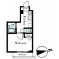 アヴァンティ早稲田 ２０５ １Kの間取り図