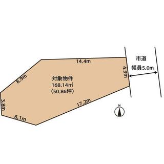 福井市 上北野２丁目 （福井駅 ） 住宅用地