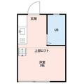 プレシティー笹塚Ⅰ 1階 ワンルームの間取り図