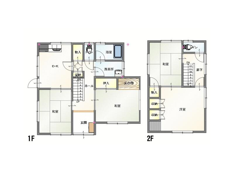 Kure City, Yakeyama Chuo 6-chome 2-story 4DK