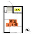 豊島区 南大塚３丁目（大塚駅） 2階 ワンルームの間取り図