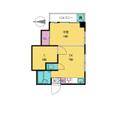 中野区 中野３丁目（中野駅） 2階 １SDKの間取り図