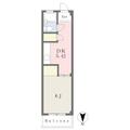 ＵＥＤＡ　Ｈｅｉｇｈｔｓ ３０５ １DKの間取り図