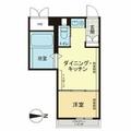 ニューライフ平野町 6階 １DKの間取り図