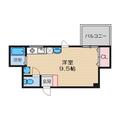 レストフォルム茨木 3階 ワンルームの間取り図