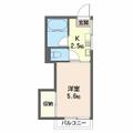 フォ－ブル駒場 ００１０１ １Kの間取り図