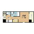 エイペックス心斎橋東 10階 １Kの間取り図