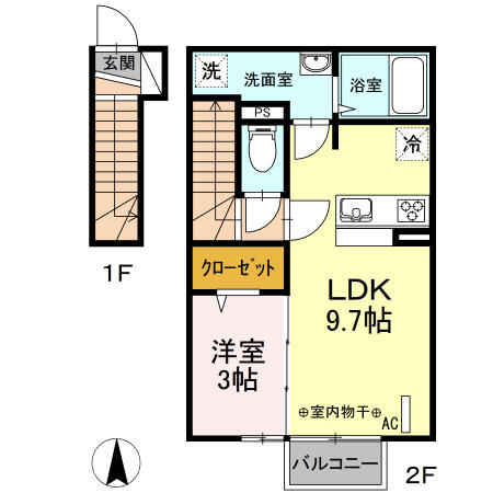 アットホーム アンルミエール 2 1ldk 提供元 株 すみれ地所 伊達郡桑折町の賃貸アパート アットホーム アンルミエール 2 1ldk 提供元 株 すみれ地所 伊達郡桑折町の賃貸アパート